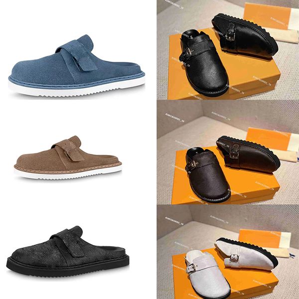 designer slippers cosy flat comfort clogs sandals fashion calfskin sandal women men slipper classic slides summer beach mules slide, Black
designer slippers cosy flat comfort clogs sandals fashion calfskin sandal women men slipper classic slides summer beach mules slide, Black