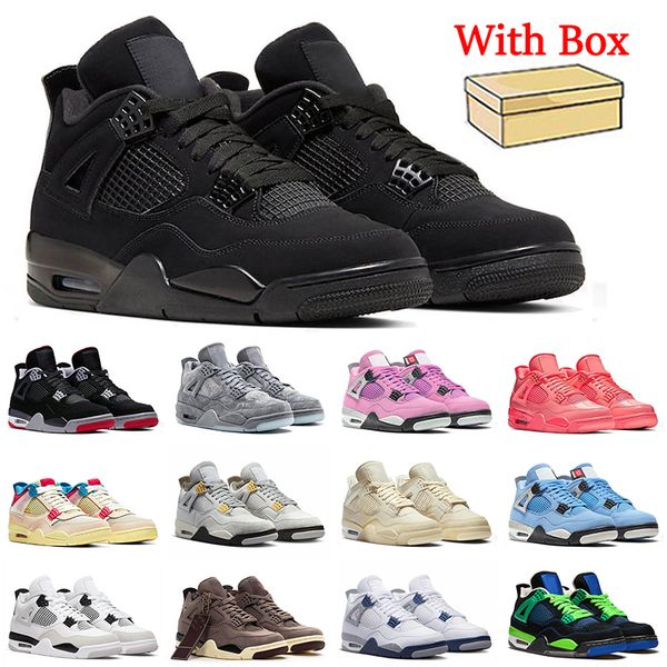 black cat 4s with box basketball shoes jumpmans 4 trainers bred kaws grey university blue pink sail pn dust military midnight navy sneakers
black cat 4s with box basketball shoes jumpmans 4 trainers bred kaws grey university blue pink sail pn dust military midnight navy sneakers