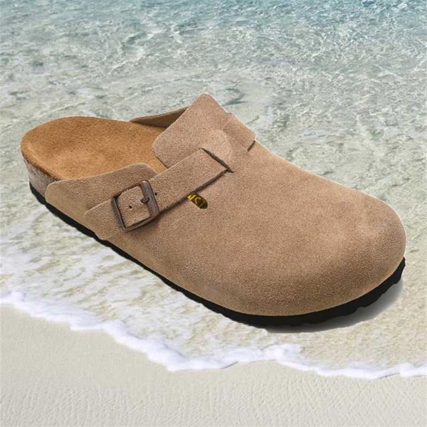 slippers factory designer birkinstocks genuine german boken boston leather baotou boken cork slippers women's summer men's shoes, Black
slippers factory designer birkinstocks genuine german boken boston leather baotou boken cork slippers women's summer men's shoes, Black