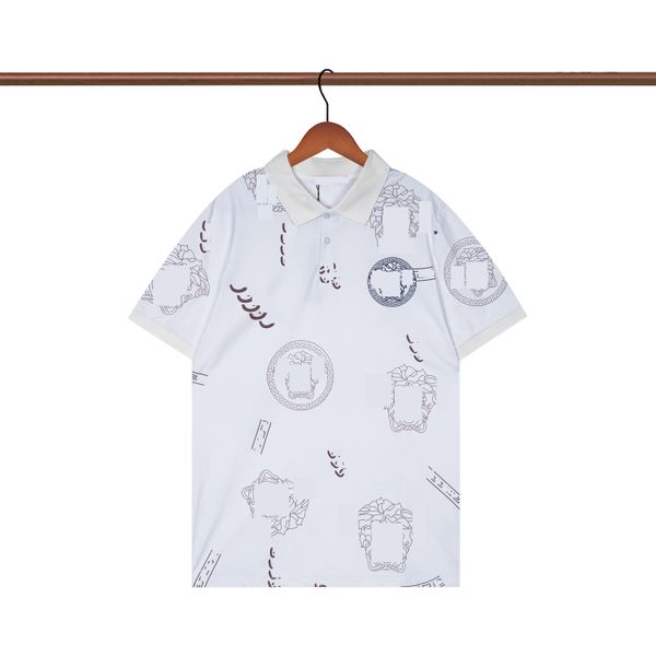2023 polo shirt summer men's lapel short-sleeved t-shirt european station fashion slim mercerized cotton half-sleeved polo shirts men t, White;black
2023 polo shirt summer men's lapel short-sleeved t-shirt european station fashion slim mercerized cotton half-sleeved polo shirts men t, White;black