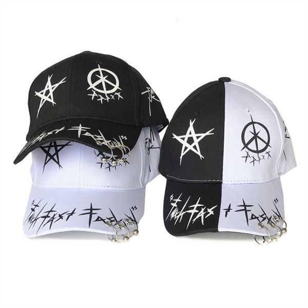 ball caps new black and white graffiti baseball cap color-blocking personality men and women iron ring tide hip-hop peaked hat r230220, Blue;gray
ball caps new black and white graffiti baseball cap color-blocking personality men and women iron ring tide hip-hop peaked hat r230220, Blue;gray