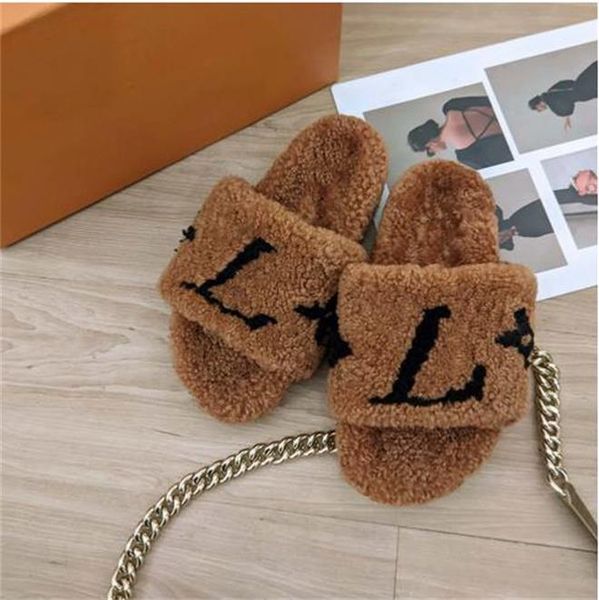 sandals slippers designer shoes flip flops fashion anti-slip female slides h1115 women furry fluffy faux fur luxury brand warm indoor, Black
sandals slippers designer shoes flip flops fashion anti-slip female slides h1115 women furry fluffy faux fur luxury brand warm indoor, Black