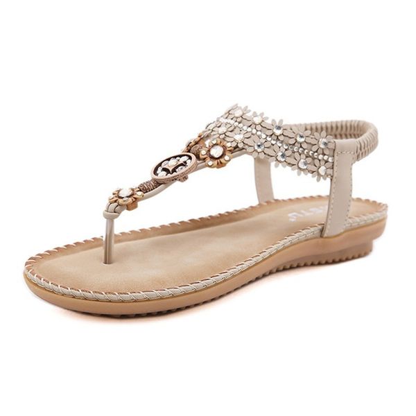 sandals womens flats water drill flower non slip flat shoes wood bead elastic band solid color leisure summer casual gladiator 230220, Black
sandals womens flats water drill flower non slip flat shoes wood bead elastic band solid color leisure summer casual gladiator 230220, Black