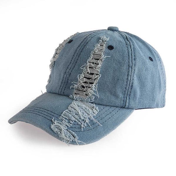 ball caps fashion worn denim baseballcap ripped washed jean hat summer outdoor leisure hat r230220, Blue;gray
ball caps fashion worn denim baseballcap ripped washed jean hat summer outdoor leisure hat r230220, Blue;gray