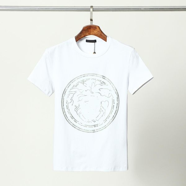 classic designer men's new t-shirt high-quality printed casual fashion luxury high-grade cotton breathable shirt street sleeve shirt la, White;black
classic designer men's new t-shirt high-quality printed casual fashion luxury high-grade cotton breathable shirt street sleeve shirt la, White;black
