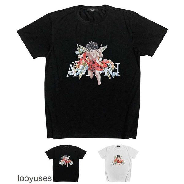 street designer mens t shirt fashion amirs 2023 us short sleeve angel children print ins casual hip hop high half t-shirt men, White;black
street designer mens t shirt fashion amirs 2023 us short sleeve angel children print ins casual hip hop high half t-shirt men, White;black