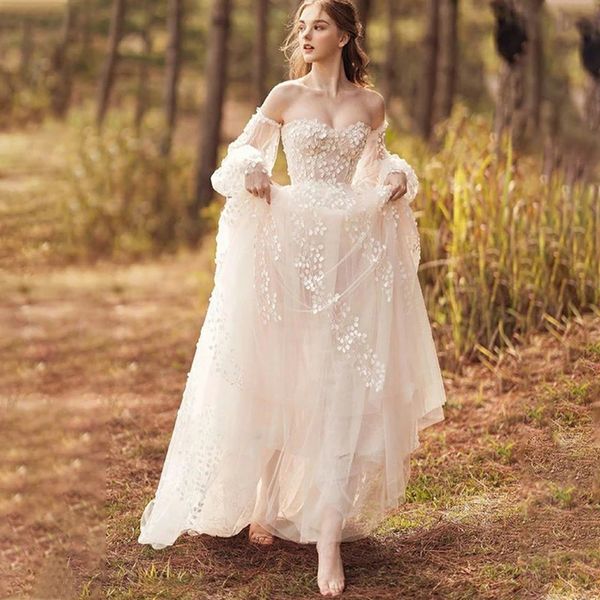 party dresses boho sweetheart tulle wedding lace applique puff sleeve beach bridal gown backless aline floor length vestidos de novia 230221, White;black
party dresses boho sweetheart tulle wedding lace applique puff sleeve beach bridal gown backless aline floor length vestidos de novia 230221, White;black