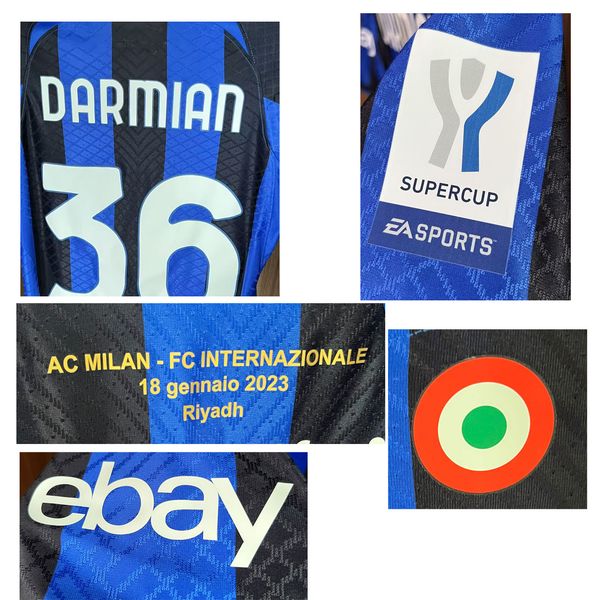 american college football wear 2022 match worn player issue supercup final lautaro barella dzeko lukaku darmian dimarco maillot custom name, Black
american college football wear 2022 match worn player issue supercup final lautaro barella dzeko lukaku darmian dimarco maillot custom name, Black