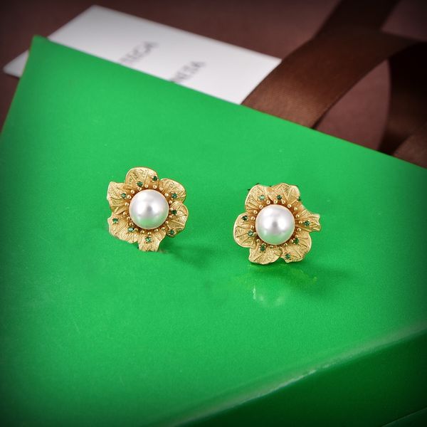 botega flower earrings designer studs dangle for woman vintage diamond gold plated 18k official reproductions classic style exquisite gift 0, Golden
botega flower earrings designer studs dangle for woman vintage diamond gold plated 18k official reproductions classic style exquisite gift 0, Golden