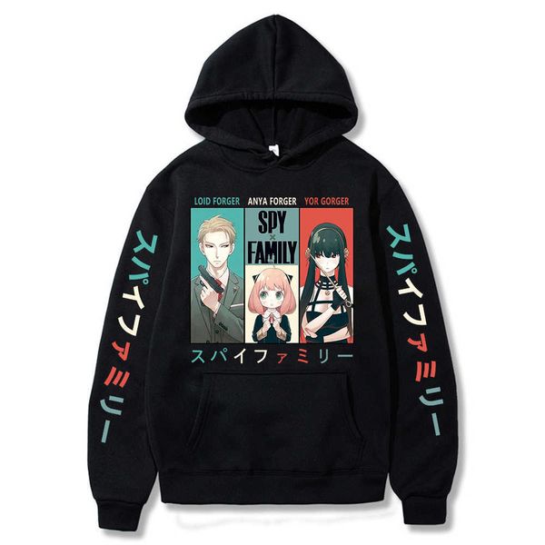 men's hoodies sweatshirts anime hoodie kawaii forger anya spy x family kawaii manga graphic sweatshirt long sleeve harajuku sweatshirts, Black
men's hoodies sweatshirts anime hoodie kawaii forger anya spy x family kawaii manga graphic sweatshirt long sleeve harajuku sweatshirts, Black