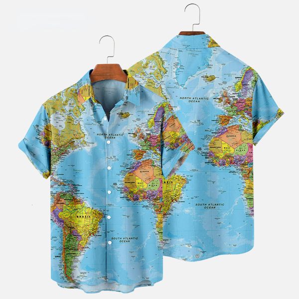 men's casual shirts summer world map digital printing oversized buttons short sleeves loose slim fit fashion european siz 230221, White;black
men's casual shirts summer world map digital printing oversized buttons short sleeves loose slim fit fashion european siz 230221, White;black