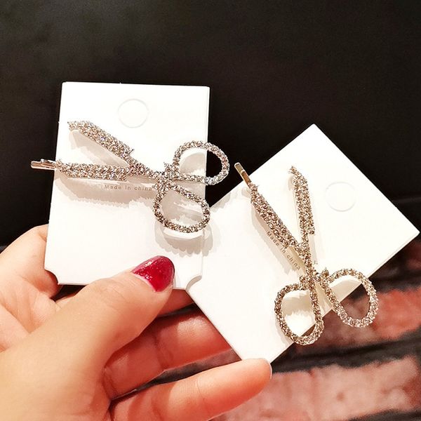 ribbon shining crystal scissors hair clips for women sweet girls rhinestone hairpins jewelry hair accessories barrettes bridal headwear 1696, Slivery;white
ribbon shining crystal scissors hair clips for women sweet girls rhinestone hairpins jewelry hair accessories barrettes bridal headwear 1696, Slivery;white