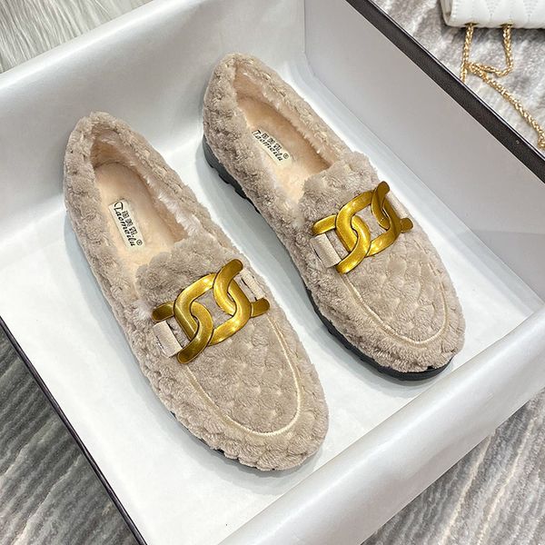 dress shoes luxury metal chain lambswool moccasins fuzzy sneakers winter casual fuzzy shoes women warm plush loafers fluffy fur flats 230221, Black
dress shoes luxury metal chain lambswool moccasins fuzzy sneakers winter casual fuzzy shoes women warm plush loafers fluffy fur flats 230221, Black