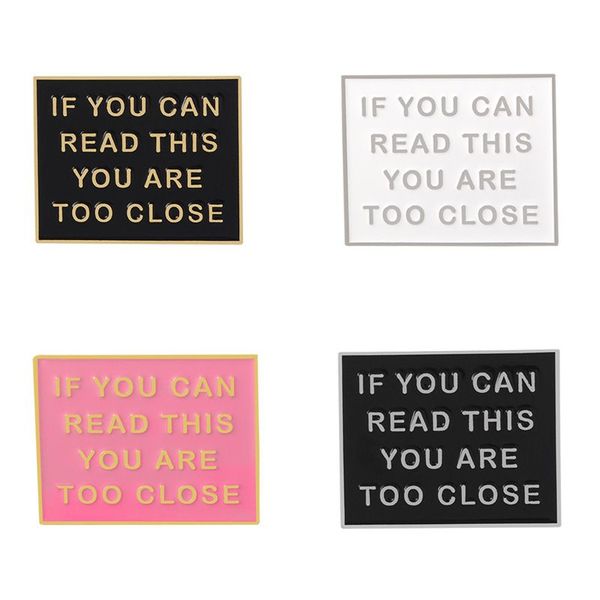 european popular enamel letter brooches for men women if you can read this you are too close brooches pins badge collar jewelry, Gray
european popular enamel letter brooches for men women if you can read this you are too close brooches pins badge collar jewelry, Gray