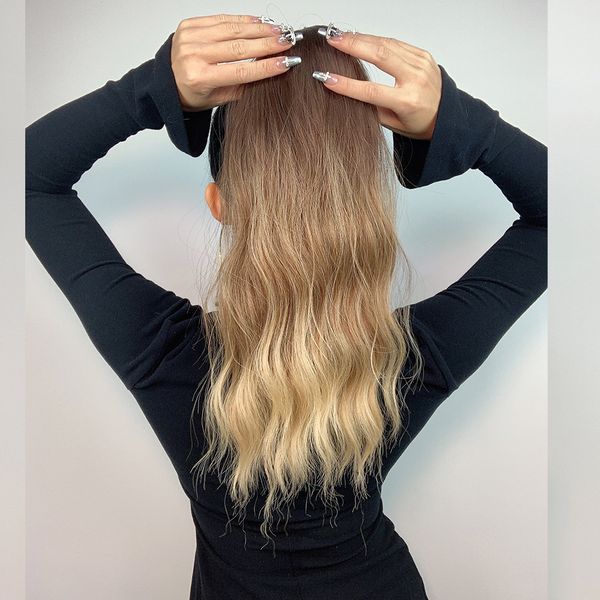 natural wave ponytail hair human extensions ombre brown blonde 16inch wrap around pony hairpiece for women 1pcs 120g, Black
natural wave ponytail hair human extensions ombre brown blonde 16inch wrap around pony hairpiece for women 1pcs 120g, Black