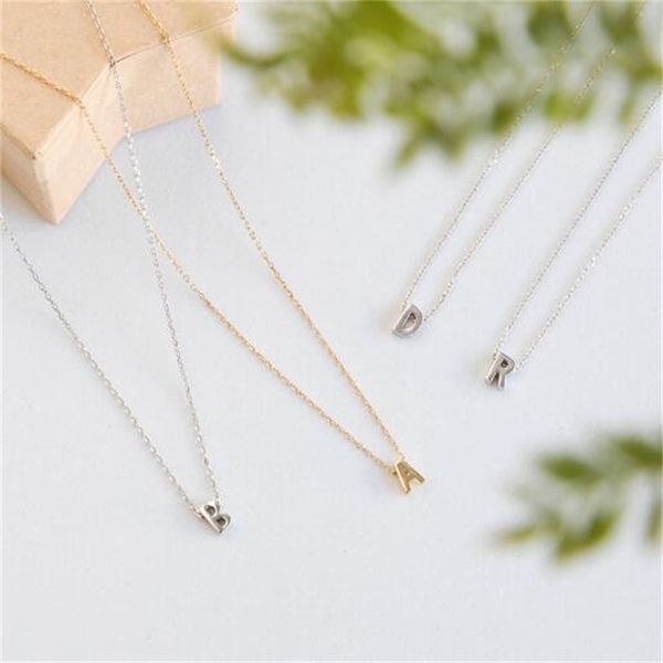 new european and american fashion choker chokers elegant temperament versatile 26-letter clavicle chain personality necklace ab1091, Golden;silver
new european and american fashion choker chokers elegant temperament versatile 26-letter clavicle chain personality necklace ab1091, Golden;silver
