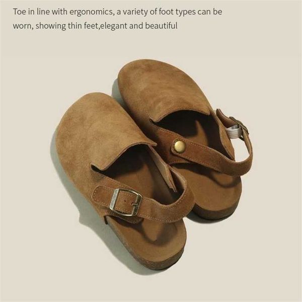 slippers factory designer birkinstocks thick-soled boken baotou sandals women's 2023 new leather cork flat shoes, Black
slippers factory designer birkinstocks thick-soled boken baotou sandals women's 2023 new leather cork flat shoes, Black