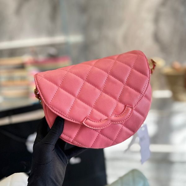luxury designer half moon quilted bags classic mini flap caviar leather calfskin purse god metal hardware matelasse chain crossbody shoulder
luxury designer half moon quilted bags classic mini flap caviar leather calfskin purse god metal hardware matelasse chain crossbody shoulder