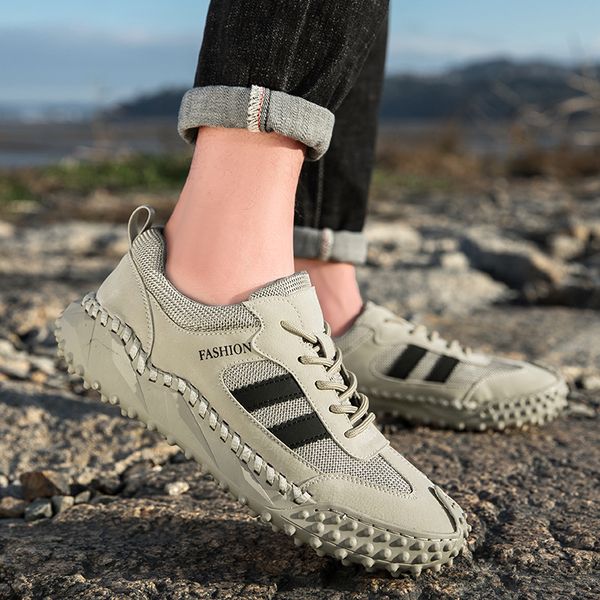 2023 casual shoes men women grey khaki mesh breathable outdoor sports sneakers size 39-46
2023 casual shoes men women grey khaki mesh breathable outdoor sports sneakers size 39-46