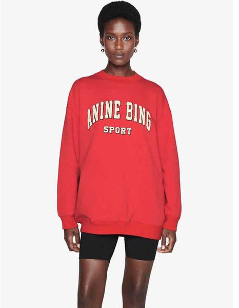 anine bing women's sweatshirt letter embroidered loose cotton fleece sweater fashion hoodies pullover 2023 superm, Black
anine bing women's sweatshirt letter embroidered loose cotton fleece sweater fashion hoodies pullover 2023 superm, Black