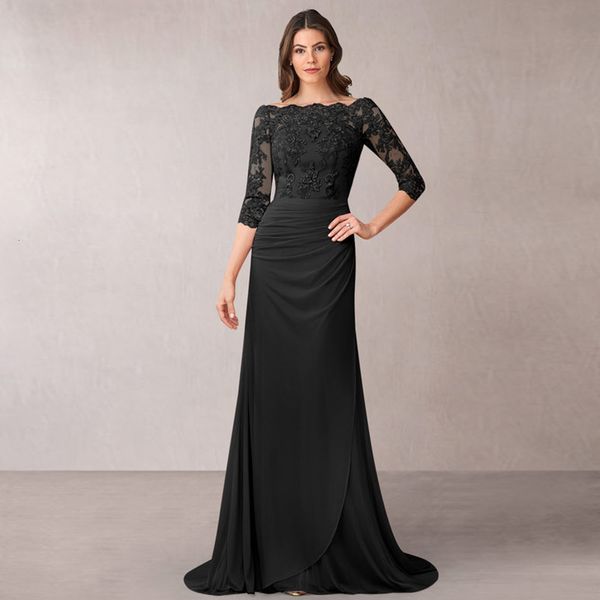 casual dresses black mermaid mother of the bride 34 sleeves bateall neck wedding party gowns lace appliques vestido de fiesta boda 230221, Black;gray
casual dresses black mermaid mother of the bride 34 sleeves bateall neck wedding party gowns lace appliques vestido de fiesta boda 230221, Black;gray