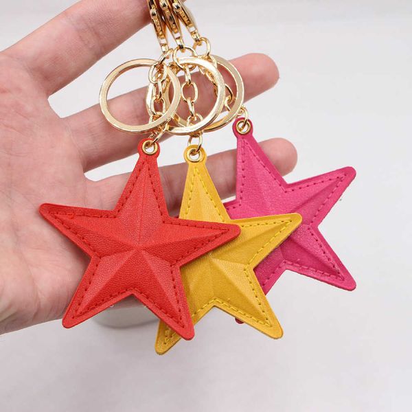 key rings fashion embossed lines pu leather small star keychain fivepointed alloy bag key ring holder for women gift souvenir jewelry j23022, Slivery;golden
key rings fashion embossed lines pu leather small star keychain fivepointed alloy bag key ring holder for women gift souvenir jewelry j23022, Slivery;golden