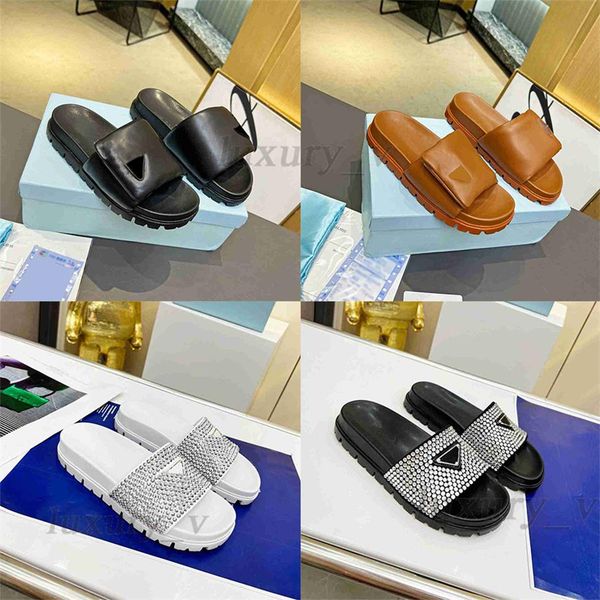 designer women crystal slippers soft mules rubber platform sandals embellished satin sandal flat slides summer beach flip flops with box, Black
designer women crystal slippers soft mules rubber platform sandals embellished satin sandal flat slides summer beach flip flops with box, Black