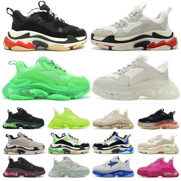 triple s men women designer casual shoes platform sneakers clear sole black white grey red pink blue royal neon green mens trainers tennis h
triple s men women designer casual shoes platform sneakers clear sole black white grey red pink blue royal neon green mens trainers tennis h