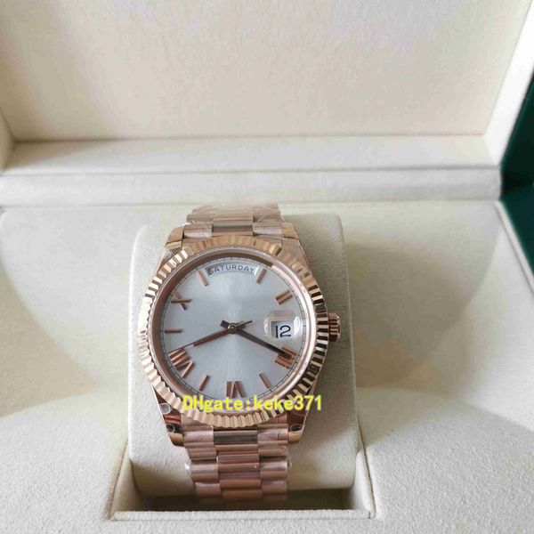 bpf v3 wristwatches men watches 228235 40mm stainless steel sapphire rose gold silver rome dial sapphire glass automatic mechanical mens wat, Slivery;brown
bpf v3 wristwatches men watches 228235 40mm stainless steel sapphire rose gold silver rome dial sapphire glass automatic mechanical mens wat, Slivery;brown