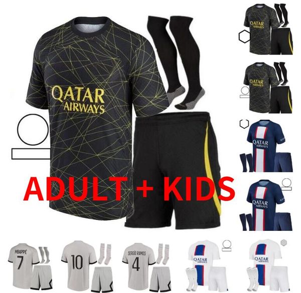 22 23 paris mbappe neymar soccer jersey maillot messis kimpembe fabian sergio ramos psgs football shirts men kids kit hakimi l.paredes marqu, Black
22 23 paris mbappe neymar soccer jersey maillot messis kimpembe fabian sergio ramos psgs football shirts men kids kit hakimi l.paredes marqu, Black
