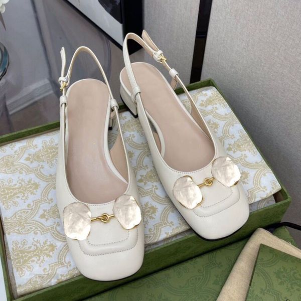 sandal designer elegant women's shoes summer fashion low heel back with retro buckle solid party office, Black
sandal designer elegant women's shoes summer fashion low heel back with retro buckle solid party office, Black