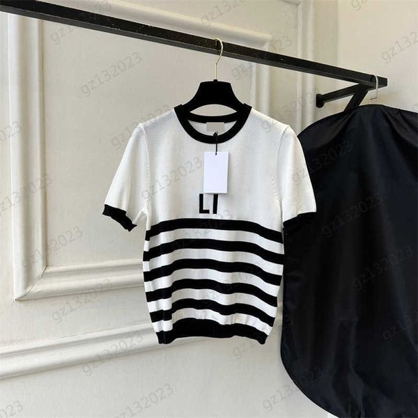 womens sweater spliced crew neck short sleeve pullover knit sweaters letters print color contrast stripe decoration fashion knitwear designe, White;black
womens sweater spliced crew neck short sleeve pullover knit sweaters letters print color contrast stripe decoration fashion knitwear designe, White;black