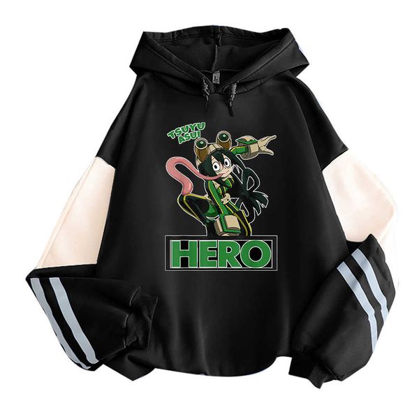 men's hoodies sweatshirts my hero academia boku no hero academia anime hoodies women funny girl manga tsuyu asui streetwear harajuku go, Black
men's hoodies sweatshirts my hero academia boku no hero academia anime hoodies women funny girl manga tsuyu asui streetwear harajuku go, Black