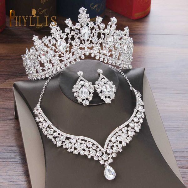 tiaras a46 wholesale wedding crown earring necklace set birthday party tiaras premium headwear princess rhinestone headpiece headdress z0220, White;golden
tiaras a46 wholesale wedding crown earring necklace set birthday party tiaras premium headwear princess rhinestone headpiece headdress z0220, White;golden
