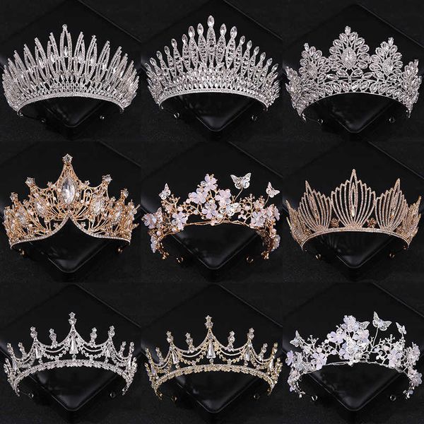 tiaras luxury fashion gold silver color crystal crowns for women bride princess queen pearls tiaras diadems wedding hair accessories z0220, White;golden
tiaras luxury fashion gold silver color crystal crowns for women bride princess queen pearls tiaras diadems wedding hair accessories z0220, White;golden