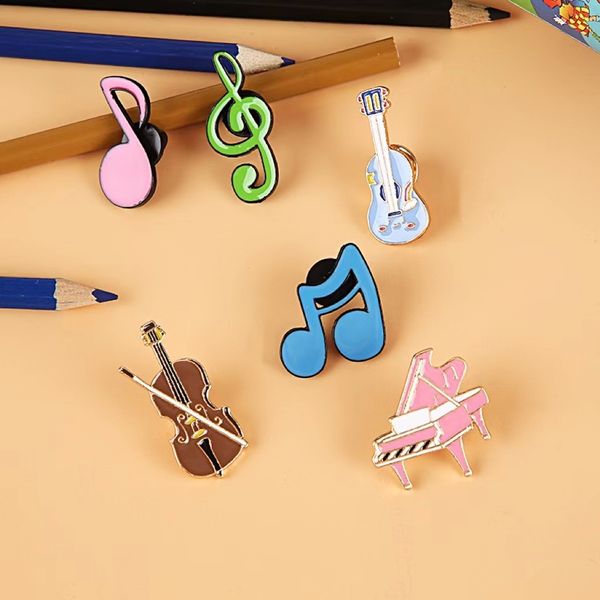 musical instruments brooches set 6pcs cartoon guitar piano cello octave score enamel badges for girls jewelry gift, Gray
musical instruments brooches set 6pcs cartoon guitar piano cello octave score enamel badges for girls jewelry gift, Gray