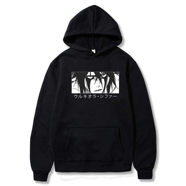men's hoodies sweatshirts harajuku anime bleach cifer ulquiorra cool men eyes print hoodies fashion cartoon winter casual oversized wom, Black
men's hoodies sweatshirts harajuku anime bleach cifer ulquiorra cool men eyes print hoodies fashion cartoon winter casual oversized wom, Black