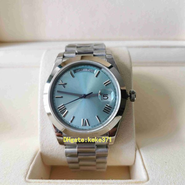 calendar excellent quality mens watch bpf 40mm 228236 stainless president ice blue dial 2813 movement mechanical automatic watches men', Slivery;brown
calendar excellent quality mens watch bpf 40mm 228236 stainless president ice blue dial 2813 movement mechanical automatic watches men', Slivery;brown