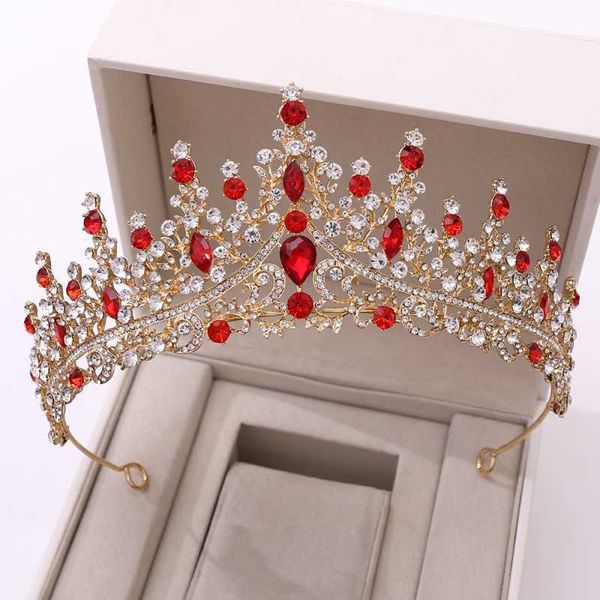 tiaras new wedding crown headwear bride's grand european and american luxury diamond wedding dinner wedding style crown z0220, White;golden
tiaras new wedding crown headwear bride's grand european and american luxury diamond wedding dinner wedding style crown z0220, White;golden