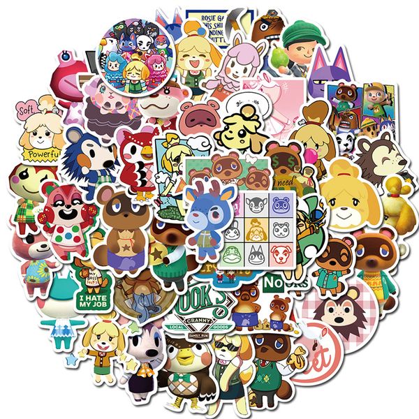 50pcs cute game animal crossing stickers cartoon character graffiti kids toy skateboard car motorcycle bicycle sticker decals wholesale
50pcs cute game animal crossing stickers cartoon character graffiti kids toy skateboard car motorcycle bicycle sticker decals wholesale