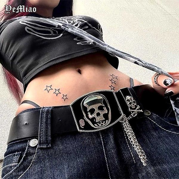 key rings punk belts for women luxury designer brand pu leather skull ladies waist belt fashion western buckle dress jeans waistband belt j2, Slivery;golden
key rings punk belts for women luxury designer brand pu leather skull ladies waist belt fashion western buckle dress jeans waistband belt j2, Slivery;golden
