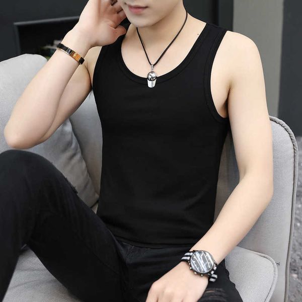 men's vest modal men's summer ice silk camisole backing with sports fitness racerback sleeveless t-shirt thin, White;black
men's vest modal men's summer ice silk camisole backing with sports fitness racerback sleeveless t-shirt thin, White;black