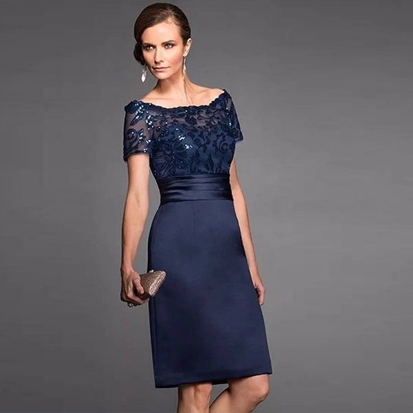 casual dresses dark blue satin mother of the bride dress for woman short sleeve simple formal groom mom party gown custom vestido madrina 23, Black;gray
casual dresses dark blue satin mother of the bride dress for woman short sleeve simple formal groom mom party gown custom vestido madrina 23, Black;gray