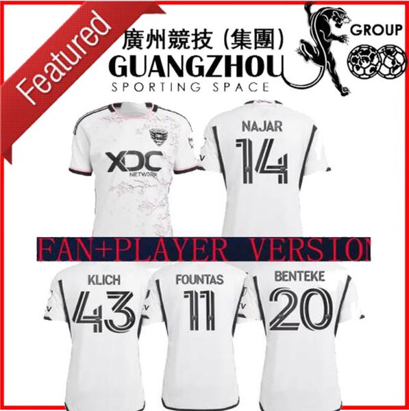 2023 d.c. united soccer jerseys d c home away najar 14 klich 43 fountas 11 benteke 20 fan version jersey football shirts, Black;yellow
2023 d.c. united soccer jerseys d c home away najar 14 klich 43 fountas 11 benteke 20 fan version jersey football shirts, Black;yellow