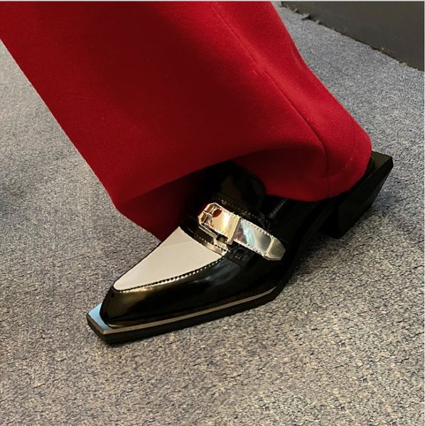 2023 mixcolor womens office shoes unique heel med fashion lady wedding dress shoes loafers, Black
2023 mixcolor womens office shoes unique heel med fashion lady wedding dress shoes loafers, Black