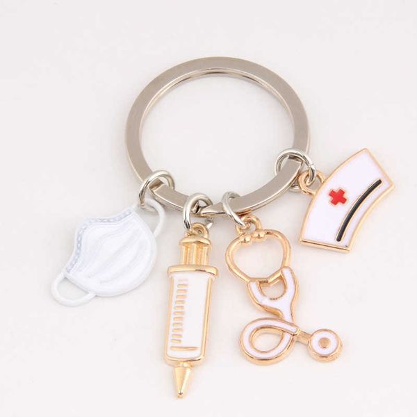 key rings doctor keychain medical tool key ring injection syringe stethoscope nurse cap key chain medico gift diy jewelry handmade j230222, Slivery;golden
key rings doctor keychain medical tool key ring injection syringe stethoscope nurse cap key chain medico gift diy jewelry handmade j230222, Slivery;golden
