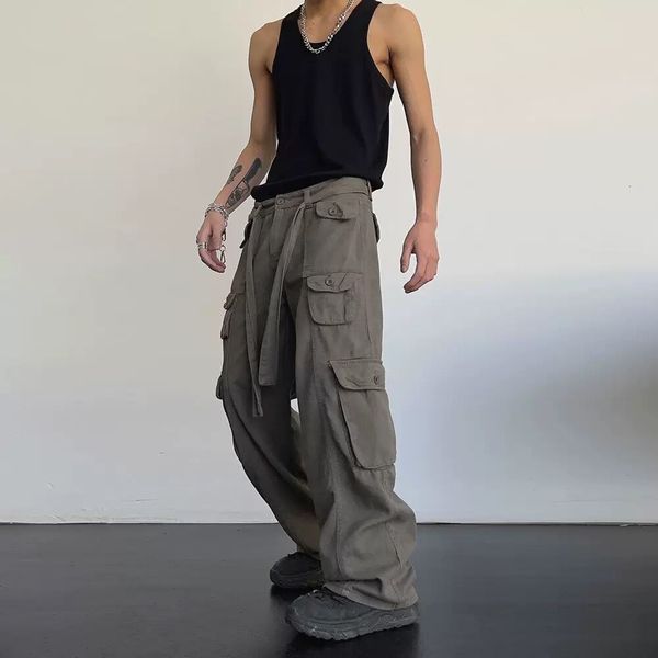 men's pants high street vintage casual harajuku fashion large pocket workwear autumn hiphop straight tube wide leg 230221, Black
men's pants high street vintage casual harajuku fashion large pocket workwear autumn hiphop straight tube wide leg 230221, Black