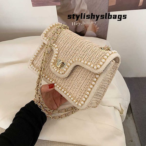 shoulder bags bags weave square crossbody summer handbag new quality straw pearl women's designer handbag pearl chain shoulder 022123h
shoulder bags bags weave square crossbody summer handbag new quality straw pearl women's designer handbag pearl chain shoulder 022123h