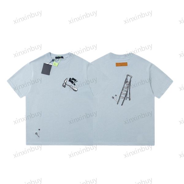 xinxinbuy men designer tee t shirt 23ss multi-tools embroidery short sleeve cotton women black blue white khaki xs-2xl, Black;brown
xinxinbuy men designer tee t shirt 23ss multi-tools embroidery short sleeve cotton women black blue white khaki xs-2xl, Black;brown
