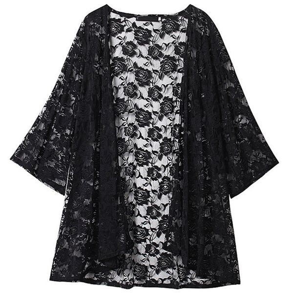 women's blouses shirts elegant vintage kimono cardigan women's lace shirt embroidered beach sunscreen clothing cardigan plus size, White
women's blouses shirts elegant vintage kimono cardigan women's lace shirt embroidered beach sunscreen clothing cardigan plus size, White